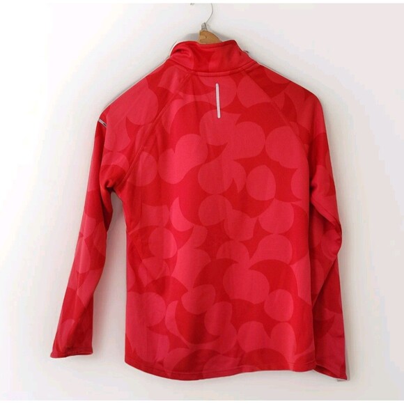 nike Girl's sports dri-fit coral p zip-up high neck top Xl urban fitness style - Picture 3 of 13